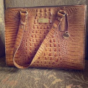 Beautiful Tan Brahmin Anywhere Tote